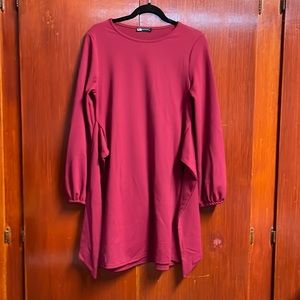 Long sleeve short dress